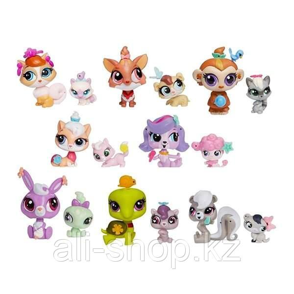 Littlest Pet Shop A7313 Игрушка Зверюшка и ее малыш в ассортименте - фото 1 - id-p113515244