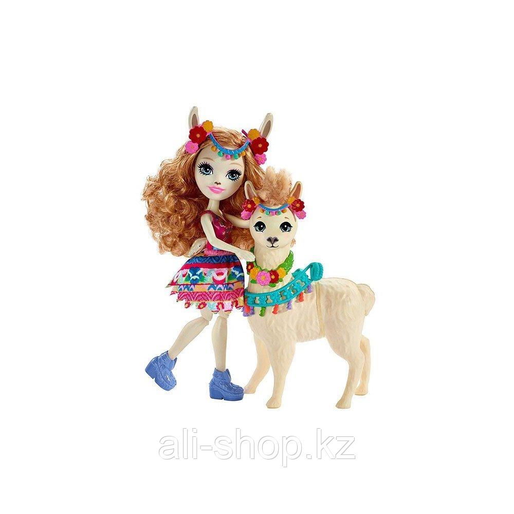 Mattel Enchantimals FRH42 Куклы с большими зверюшками ЛУЭЛЛА ЛАМА - фото 1 - id-p113515316