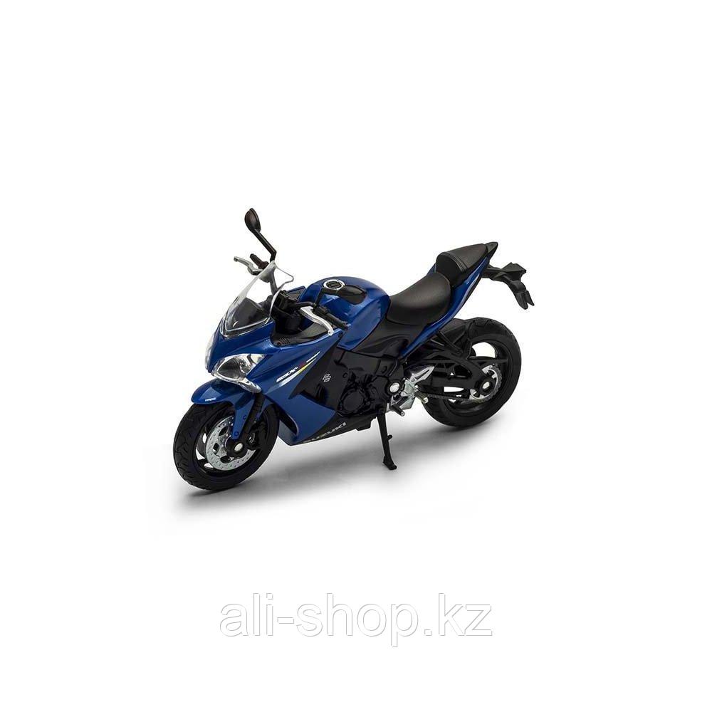Welly 12844P Велли модель мотоцикла 1:18 Suzuki GSX S1000F - фото 1 - id-p113519202