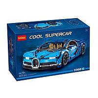 Конструктор Bugatti Chiron голубой DECOOL 3388C аналог LEGO 42083