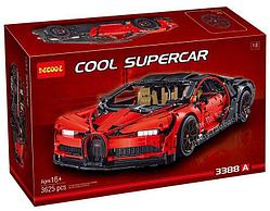 Конструктор Bugatti Chiron красный DECOOL 3388A аналог LEGO 42083
