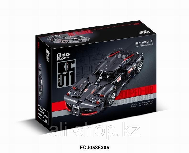Конструктор Bugatti Chiron черный DECOOL 3388B аналог LEGO 42083 - фото 8 - id-p113513737