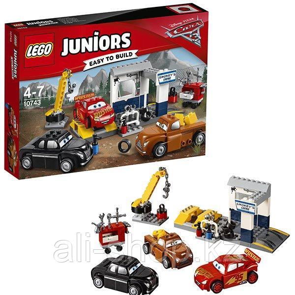 Lego Juniors 10743 Лего Джуниорс Тачки Гараж Смоуки - фото 1 - id-p113512448