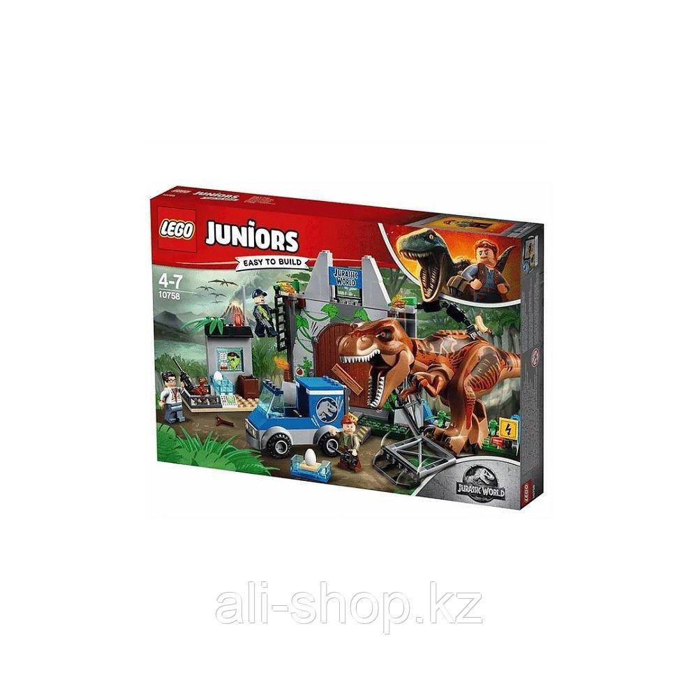 Lego Juniors 10758 Конструктор Лего Джуниорс Jurassic World Побег Ти-Рекса - фото 6 - id-p113512456