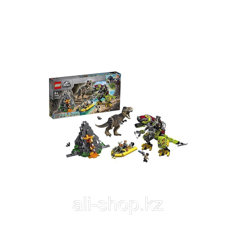 LEGO Jurassic World 75938 Конструктор ЛЕГО Бой тираннозавра и робота-динозавра - фото 1 - id-p113512472