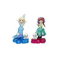 Hasbro Disney Princess B9249 Маленькая Кукла Холодное Сердце на платформе-снежинке