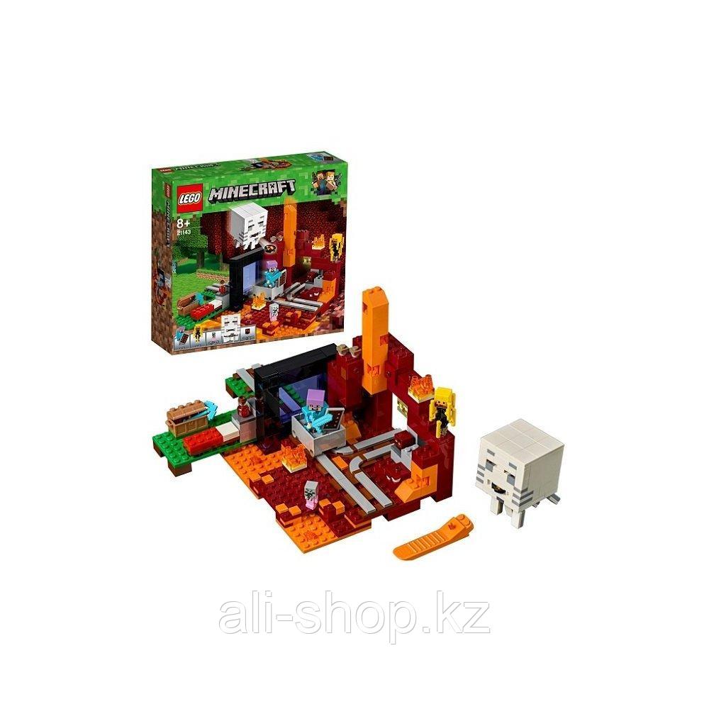 LEGO Minecraft 21143 Конструктор ЛЕГО Майнкрафт Портал в Подземелье - фото 1 - id-p113512481