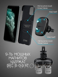 PITAKA / Автомобильный держатель Pitaka MagEZ netic Mount с присоской и держателем для воздуховода ... - фото 4 - id-p113520135