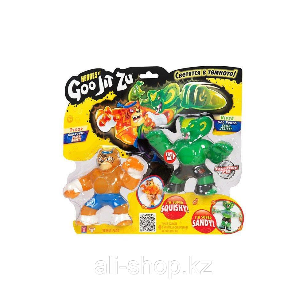 GooJitZu 37337 Игровой набор тянущихся фигурок ,Тайгор и Вайпер, - фото 2 - id-p113514511