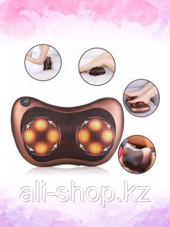 Massage pillow / Массажная подушка с термороликами и подогревом для дома и автомобиля/Массажер для ... - фото 7 - id-p113520226