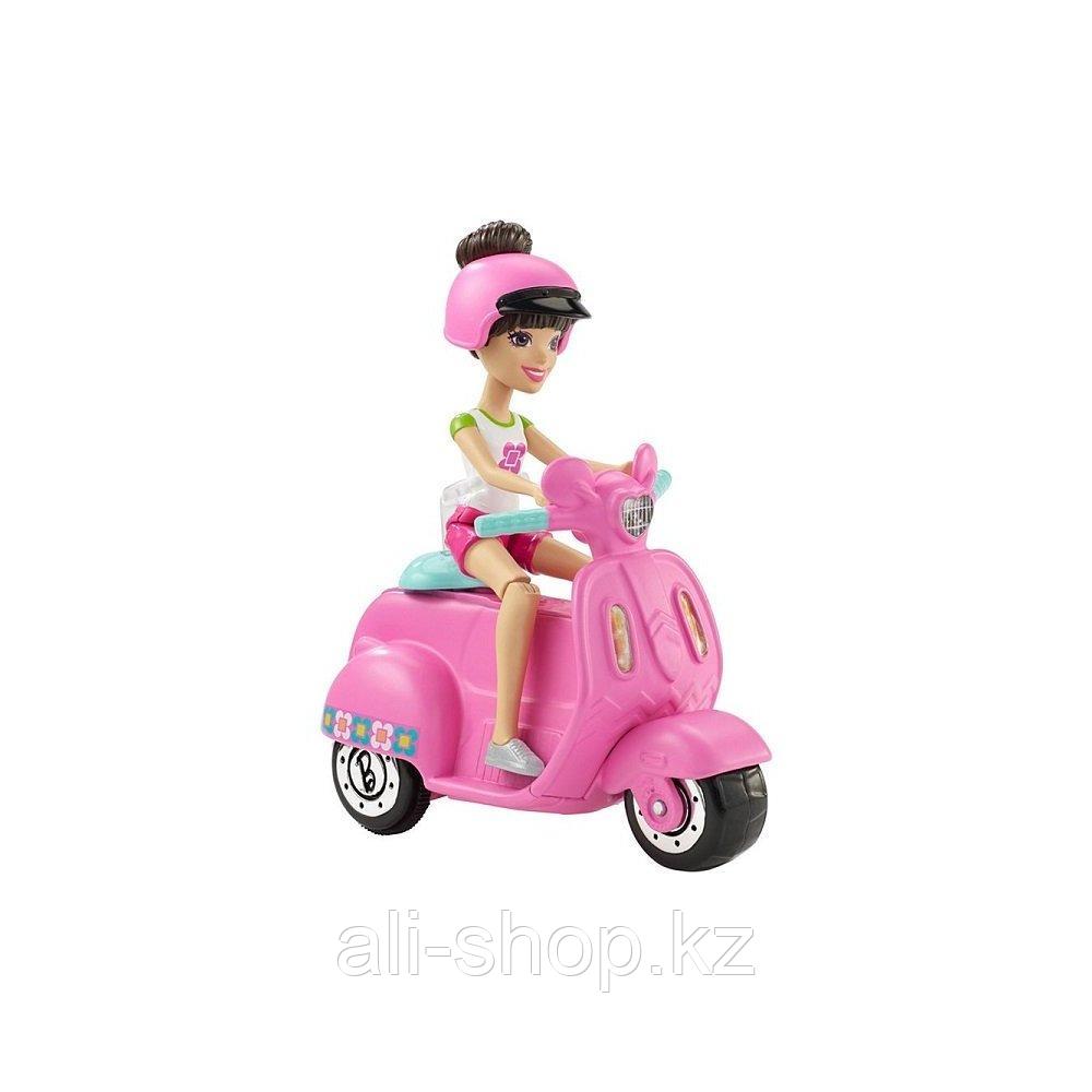 Mattel Barbie FHV80 Барби Кукла ,В движении, Скутер и кукла - фото 2 - id-p113517494