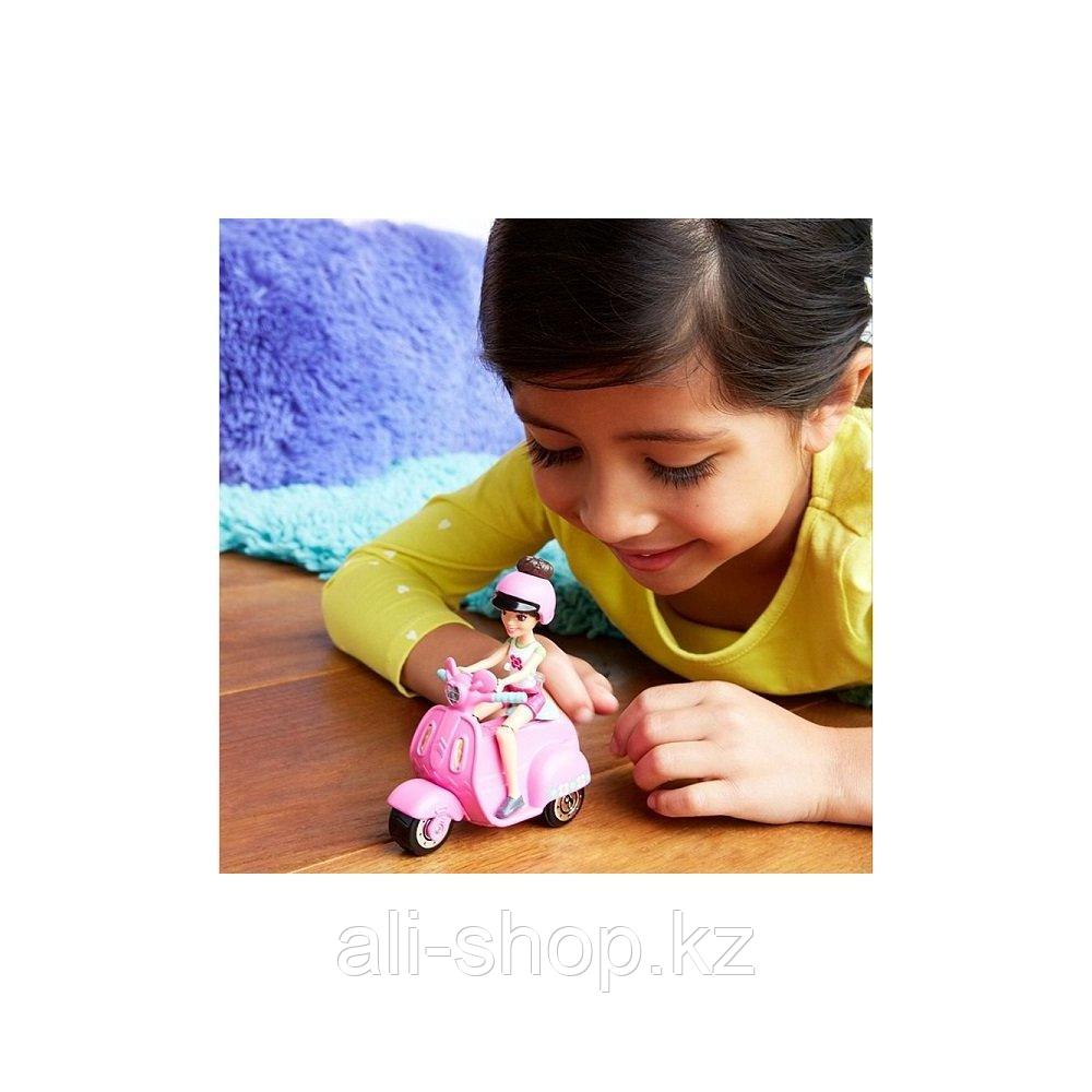 Mattel Barbie FHV80 Барби Кукла ,В движении, Скутер и кукла - фото 4 - id-p113517494
