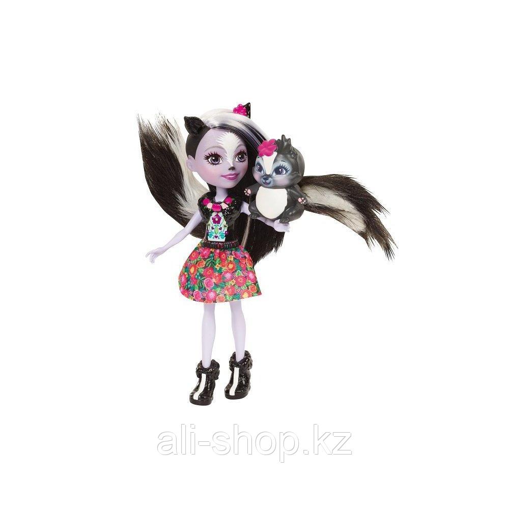 Mattel Enchantimals DYC75 Кукла Седж Скунси, 15 см - фото 3 - id-p113517556