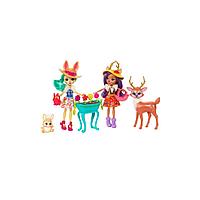Mattel Enchantimals FDG01 Набор из двух кукол с любимыми зверюшками