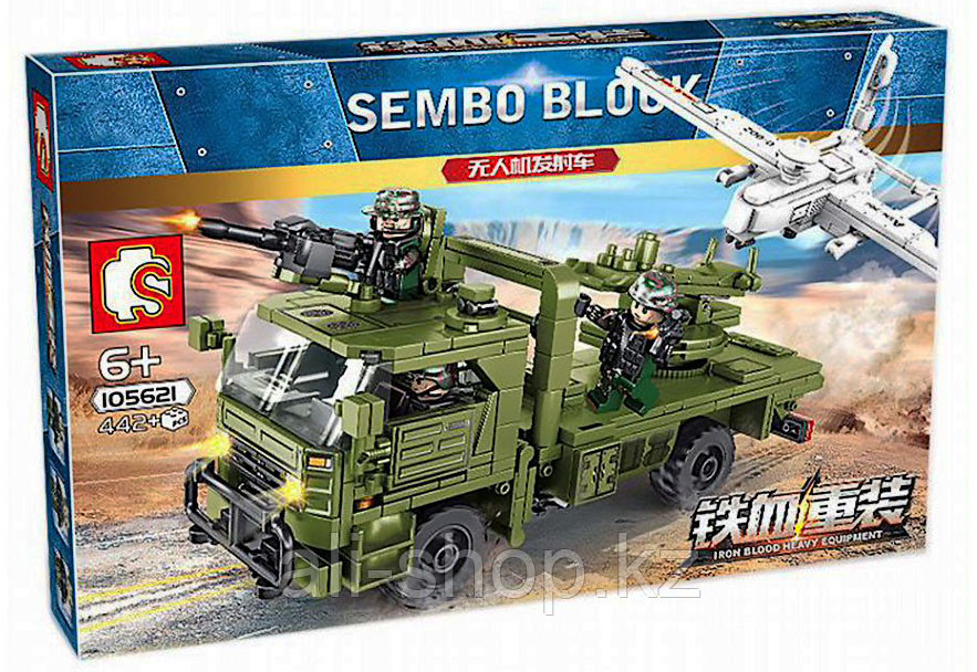 Конструктор Sembo Block Транспортно-пусковая установка с беспилотнтком 105621 - фото 2 - id-p113514680
