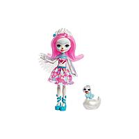 Mattel Enchantimals FRH38 Кукла с питомцем - Лебедь Саффи