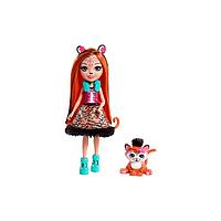 Mattel Enchantimals FRH39 Кукла с питомцем - Тигрица Тэнзи