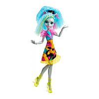 Monster High DVH66 Школа Монстров Неоновые монстряшки из серии ,Под напряжением, Сильви Тимбервулья