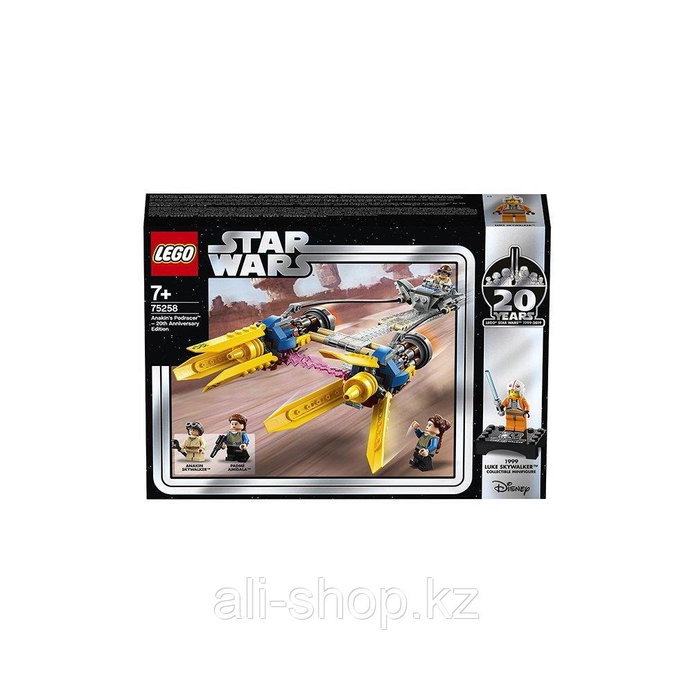LEGO Star Wars 75258 Конструктор Лего Звездные Войны Гоночная капсула Энакина выпуск к 20-му юбилею - фото 4 - id-p113512743