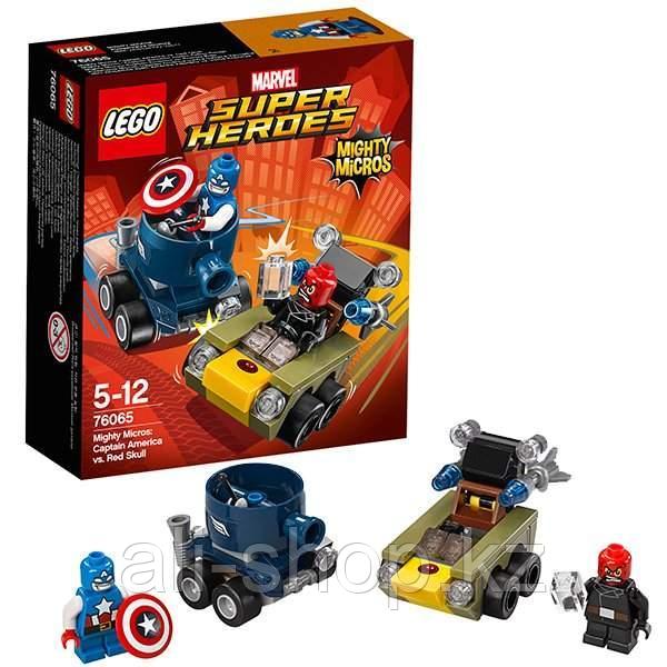 Lego Super Heroes 76065 Лего Супер Герои Капитан Америка против Красного Черепа - фото 1 - id-p113512794