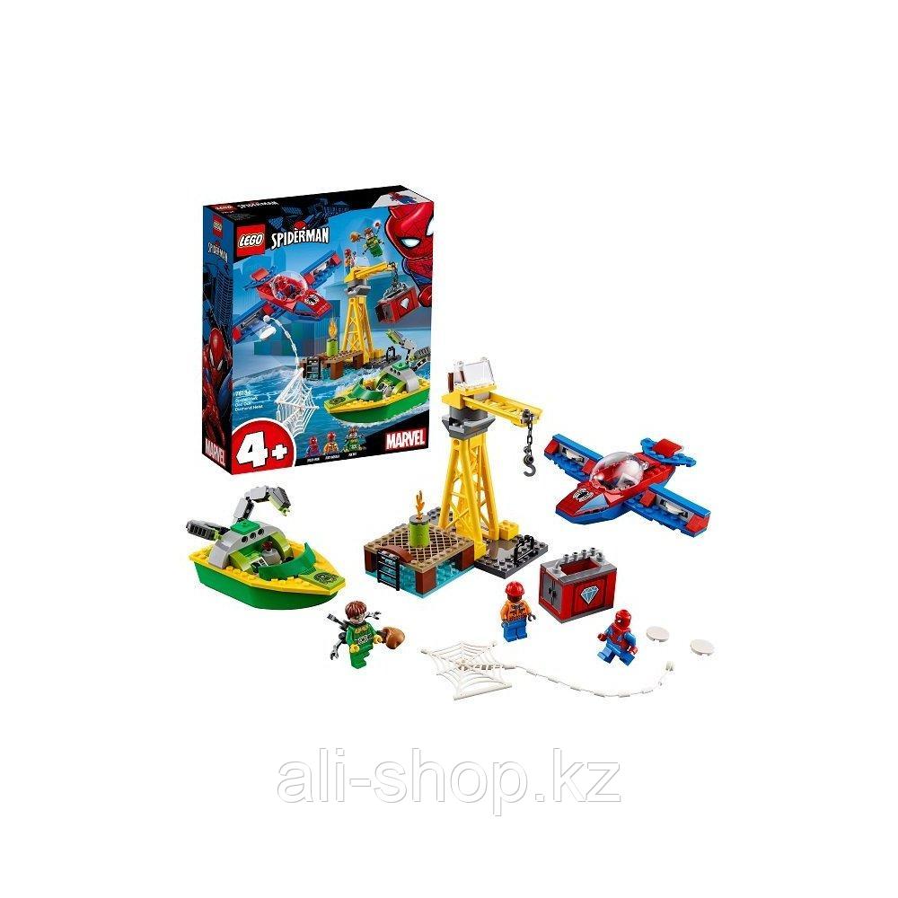 Lego Super Heroes 76134 Конструктор Лего Человек-паук: Похищение бриллиантов Доктором Осьминогом - фото 1 - id-p113512833