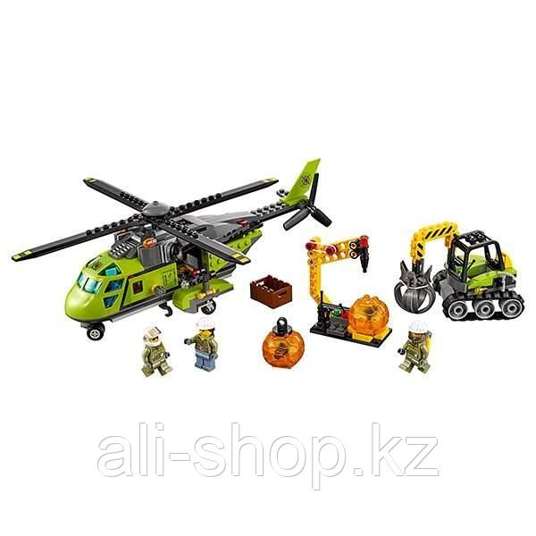 Lego City 60123 Лего Город Грузовой вертолёт исследователей вулканов - фото 2 - id-p113511953