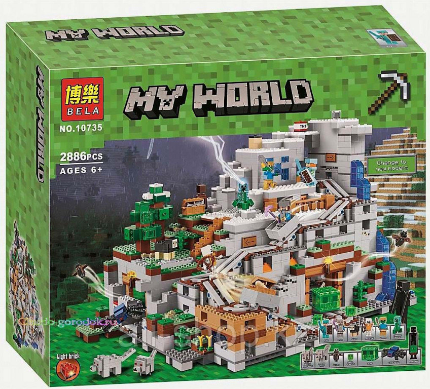 Конструктор LELE "MY WORLD / MINECRAFT / МАЙНКРАФТ" Арт.LELE-79051-4 1из6 - фото 5 - id-p113513922