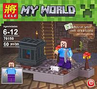 Конструктор LELE "MY WORLD / MINECRAFT / МАЙНКРАФТ" Арт.LELE-79159-C