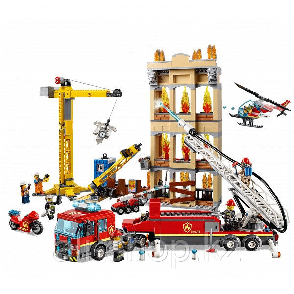 Lego City 60216 Конструктор Лего Город Пожарные: Центральная пожарная станция - фото 3 - id-p113512008