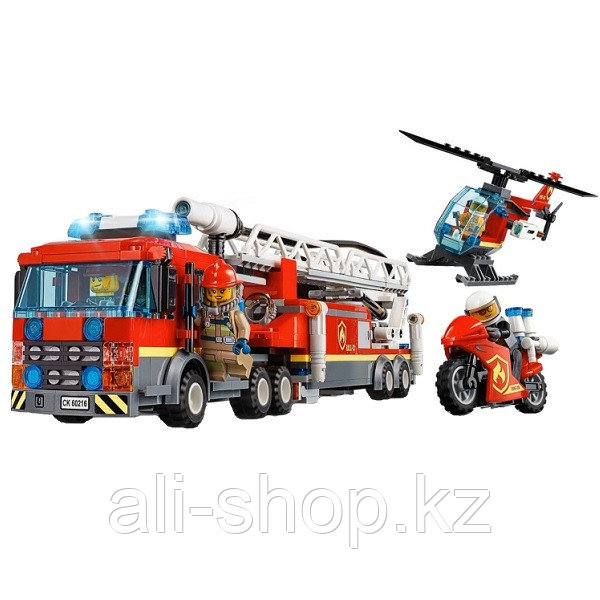 Lego City 60216 Конструктор Лего Город Пожарные: Центральная пожарная станция - фото 4 - id-p113512008