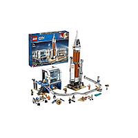 LEGO City 60228 Конструктор Лего Ракета для запуска в далекий космос и пульт управления запуском