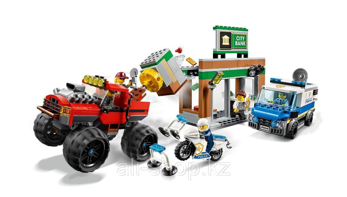 Lego City 60245 Лего Город Ограбление полицейского монстр-трака - фото 3 - id-p113512032