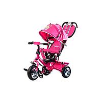 BARBIE HB7PS Велосипед-коляска Barbie, колеса 10,и 8,,с руч.управ., наклонная спинка , розовый