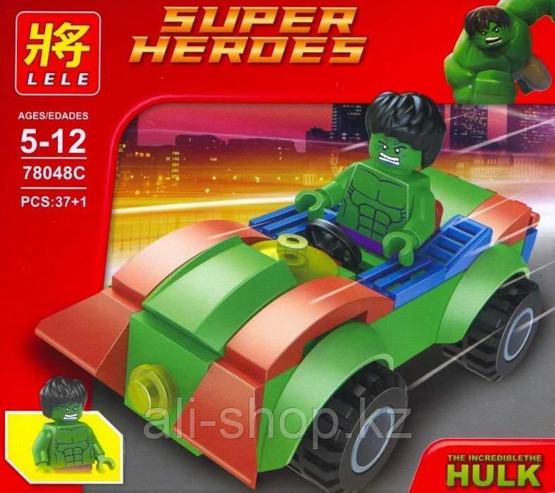 Конструктор LELE "SUPER HEROES / Супер герои" Арт.78048-C "HULK / ХАЛК" - фото 1 - id-p113514036