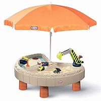 Little Tikes 401N Литл Тайкс Стол-песочница с зонтом и зоной для воды