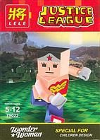 Конструктор LELE "SUPER HEROES / Супер-герои" 2 в 1 (две головы) Арт.79022-6 "Wonder Woman"
