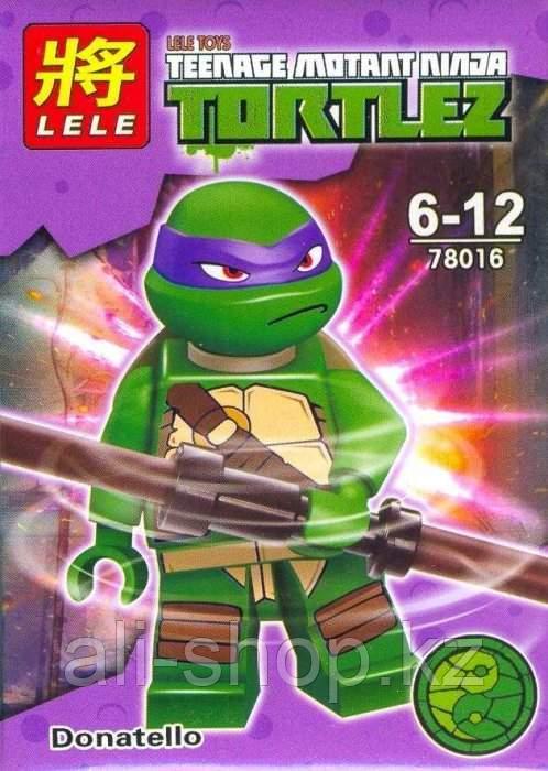 Конструктор LELE "Teenage Motant Ninja TORTLES/ Черепашки-ниндзя" Арт.79109-2 "LEONARDO на скейте" - фото 10 - id-p113514053