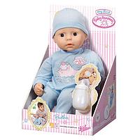 Zapf Creation my first Baby Annabell 794-456 Бэби Аннабель Кукла-мальчик с бутылочкой, 36 см