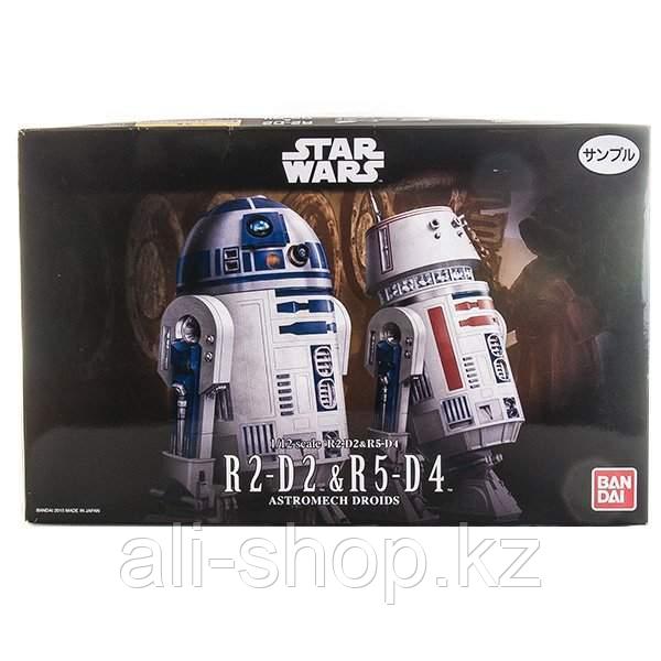 Star Wars Bandai 84615 Звездные Войны Сборная модель R2-D2 и R5-D4 1:12 - фото 2 - id-p113516657