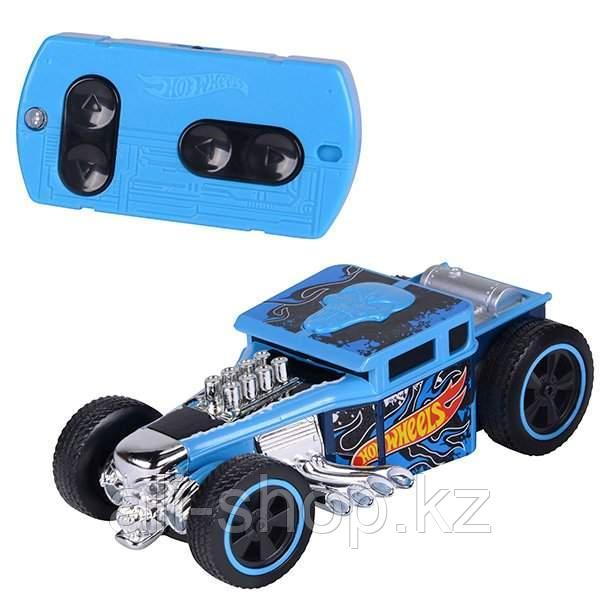 Hot Wheels HW90404 Машинка Хот вилс на батарейках свет+звук на ИК управлении, синяя 13,5 см - фото 2 - id-p113518946