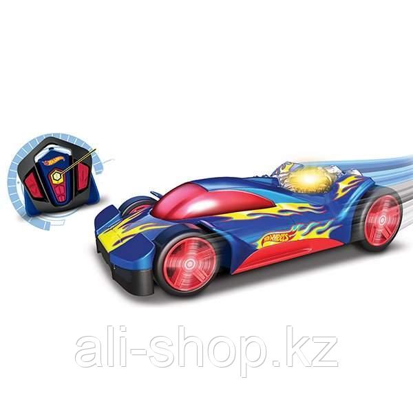 Hot Wheels HW90480 Машинка Хот вилс на батарейках свет+звук на РУ управлении, синяя 23 см - фото 3 - id-p113518949