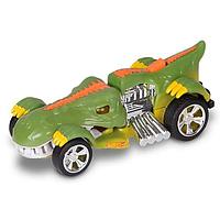 Hot Wheels HW90572 Машинка Хот вилс на батарейках свет+звук, динозавр зеленый 13,5 см