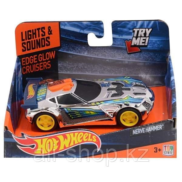 Hot Wheels HW90601 Машинка Хот вилс на батарейках свет+звук, спойлер синий 13,5 см - фото 3 - id-p113518969