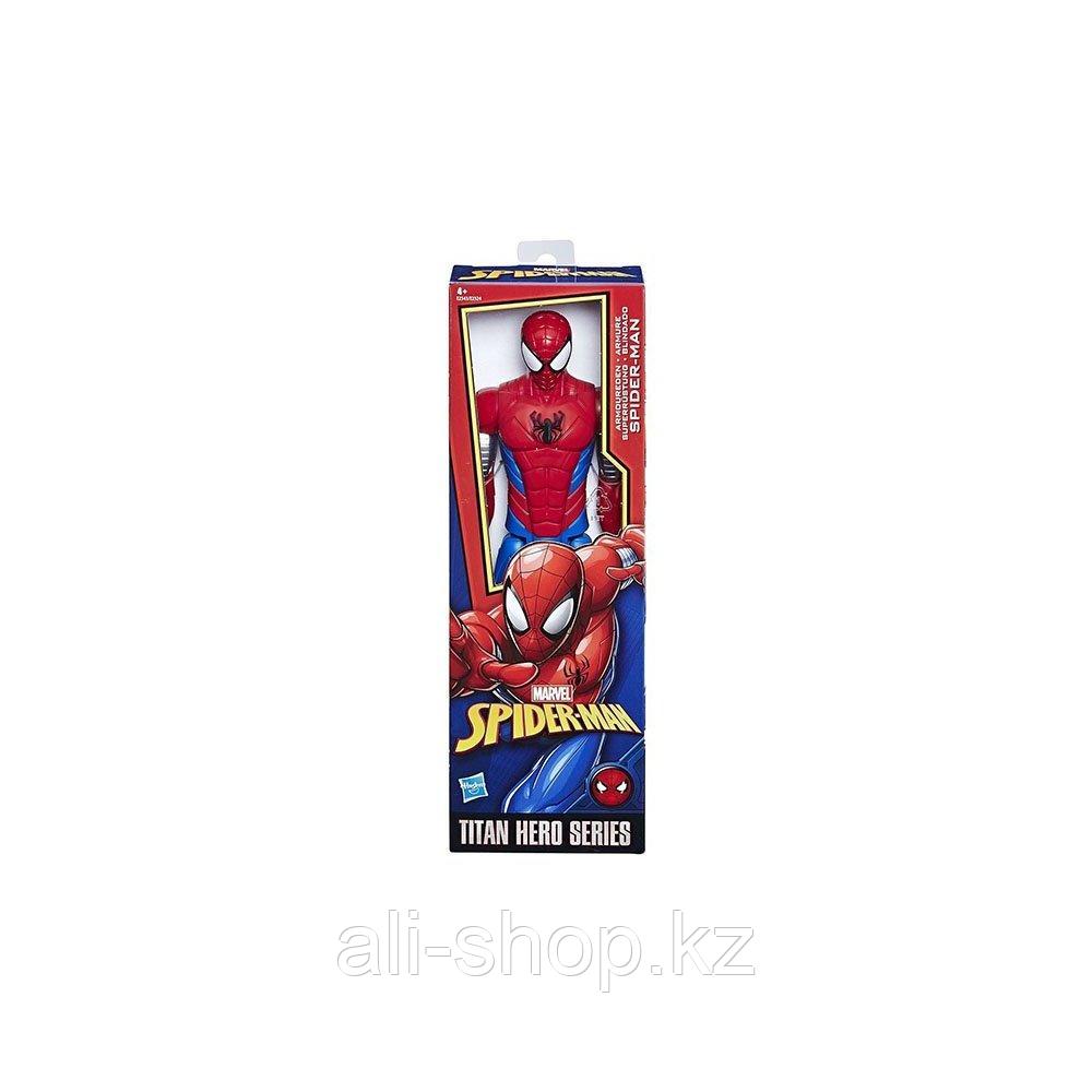 Hasbro Spider-Man E2324/E2343 Фигурка Человека Паука Pow.pack В механизированной броне 30 см - фото 2 - id-p113514967