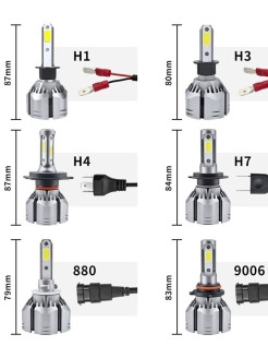 4-Electronics / Лампы автомобильные светодиодные LED R11, цоколь H4 (2 шт) 0 - фото 4 - id-p113520617