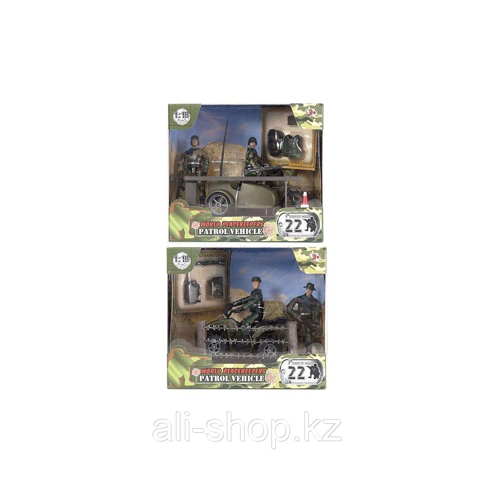 World Peacekeepers MC77019 Игровой набор ,Патруль, 2 фигурки, 1:18 (в ассортименте) - фото 1 - id-p113516754