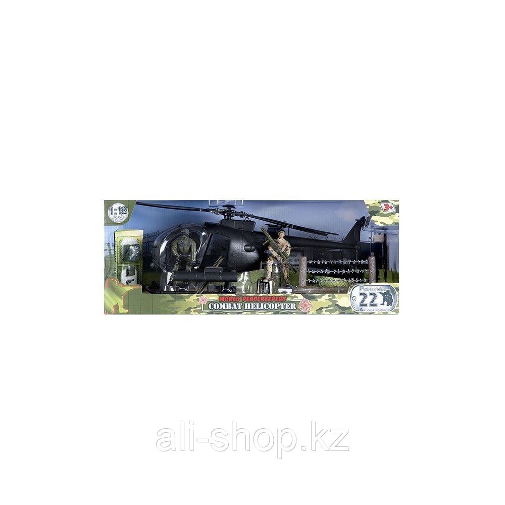 World Peacekeepers MC77031 Игровой набор ,Вертолёт, 2 фигурки, 1:18 - фото 1 - id-p113516757