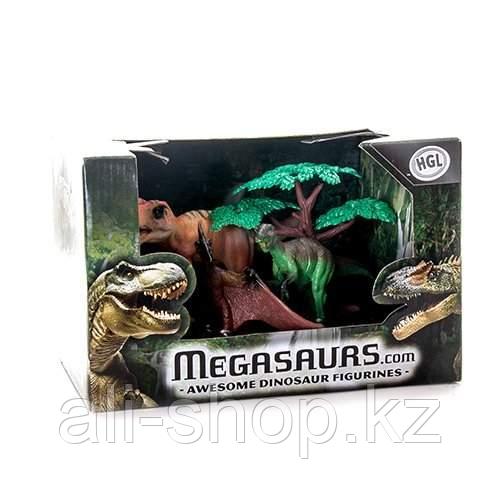 Megasaurs SV10621 Мегазавры Игровой набор 3 динозавра + дерево, в ассортименте - фото 1 - id-p113516076