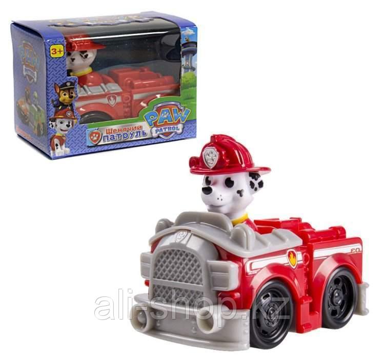 Игрушка Paw Patrol Щенячий патруль Машинка 9-10см. с щенком Маршал Арт.8903C(38-E) - фото 1 - id-p113516854