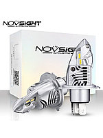 NOVSIGHT / Автомобильные светодиодные лампы Novsight F10-H4/12000Lm/6000K-белый свет/Мощность двух ...